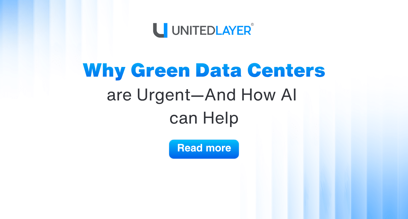 Why Green Data Centers