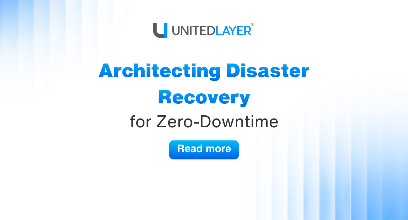 Architecting Disaster Recovery