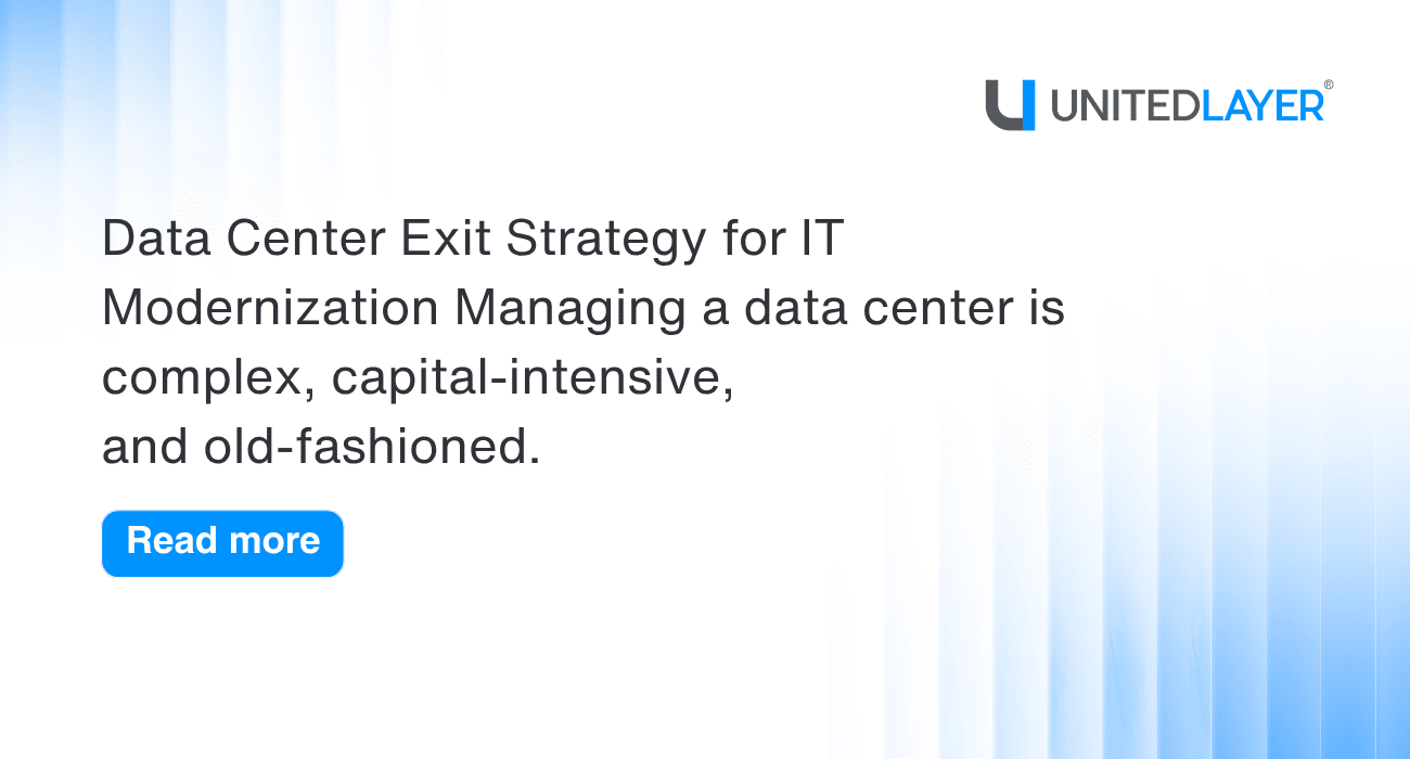 Data Center Exit Strategy