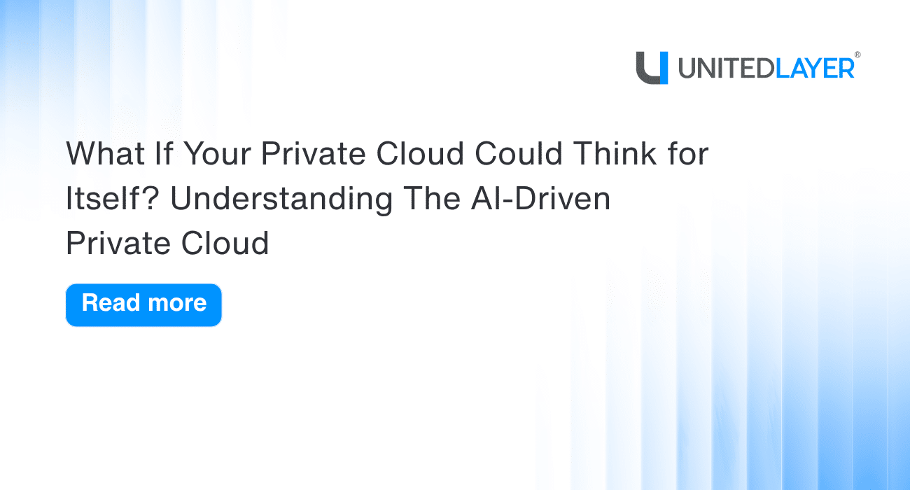 What If Your Private Cloud