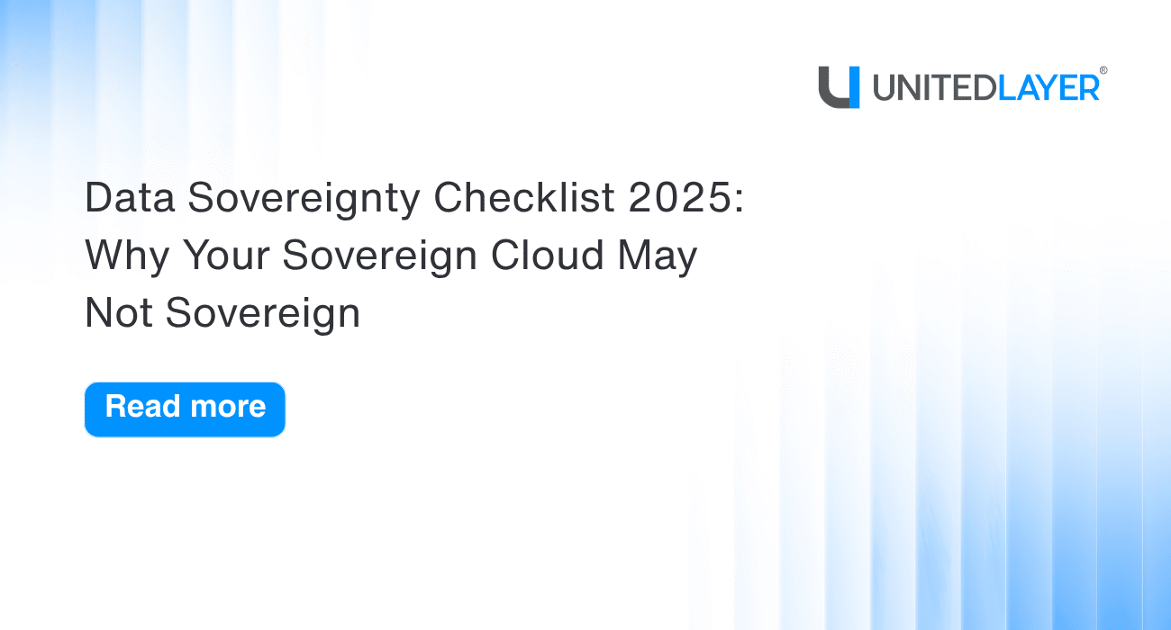 Data Sovereignty Checklist