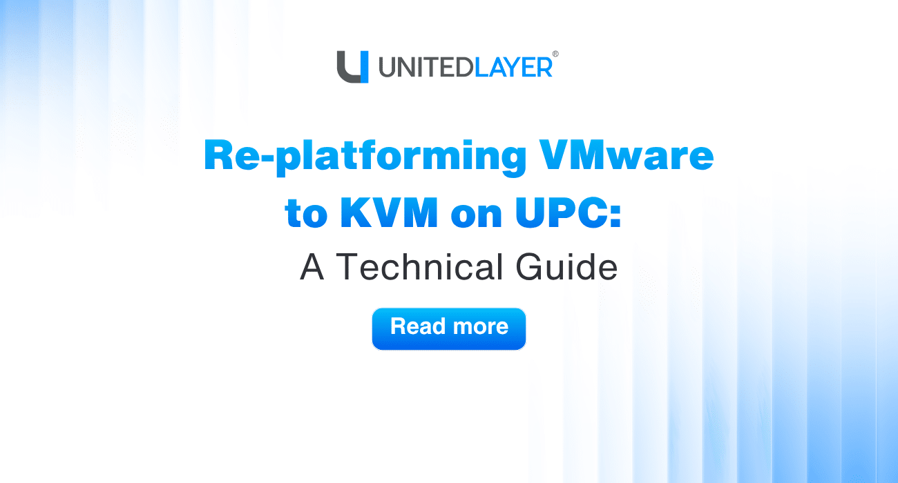 Re-platforming VMware